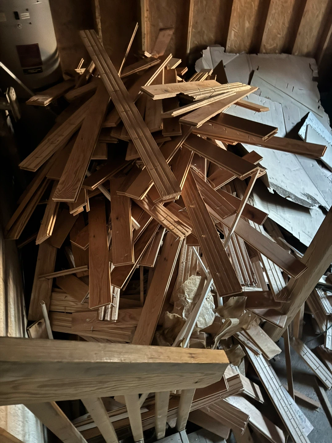 FREE Assorted Hardwood Flooring Planks