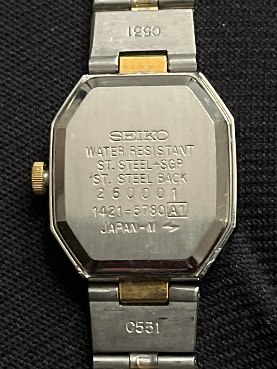 Seiko Quartz Two-Tone Watch - photo 2