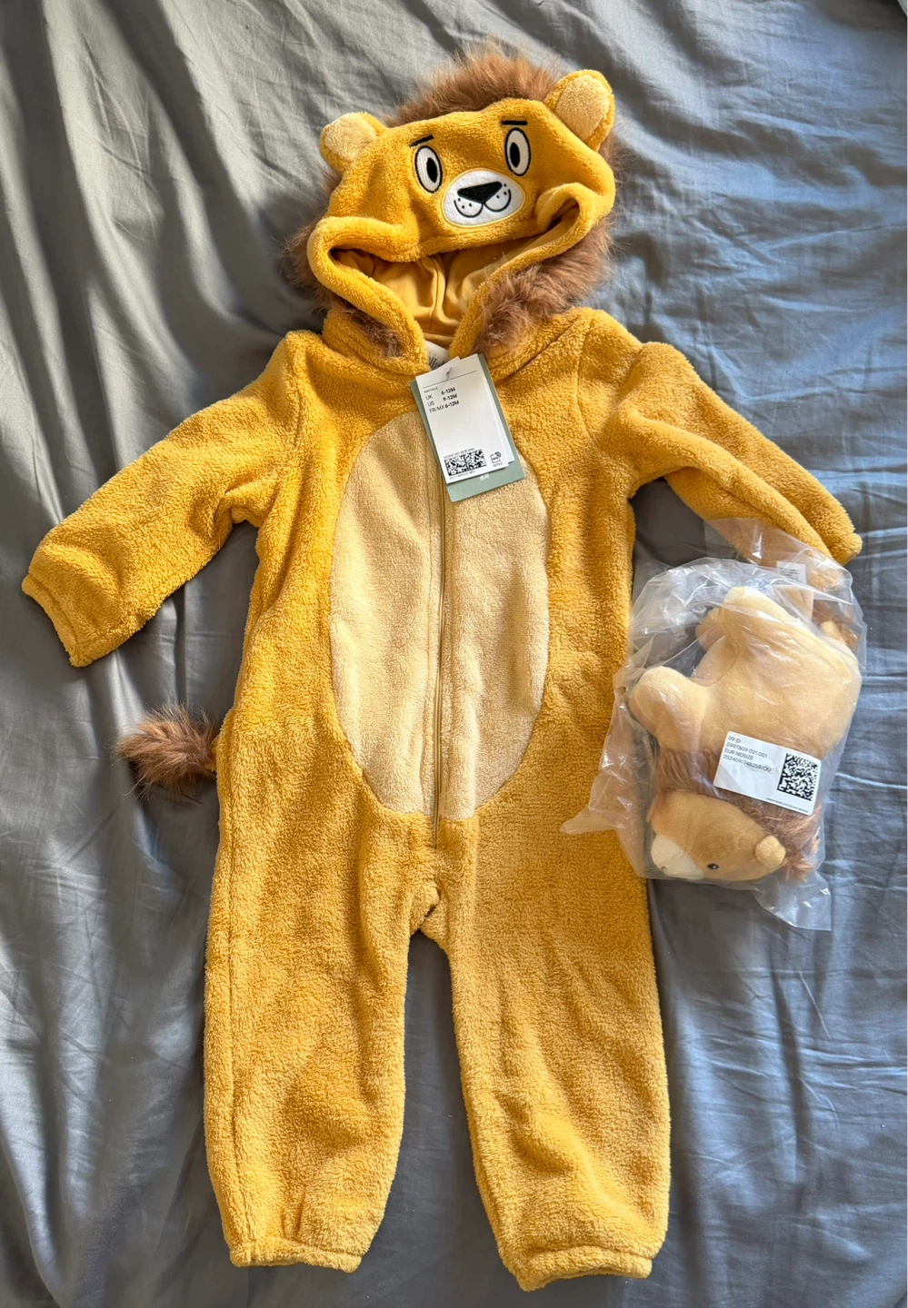 H&M Lion Costume Onesie with Plush Toy