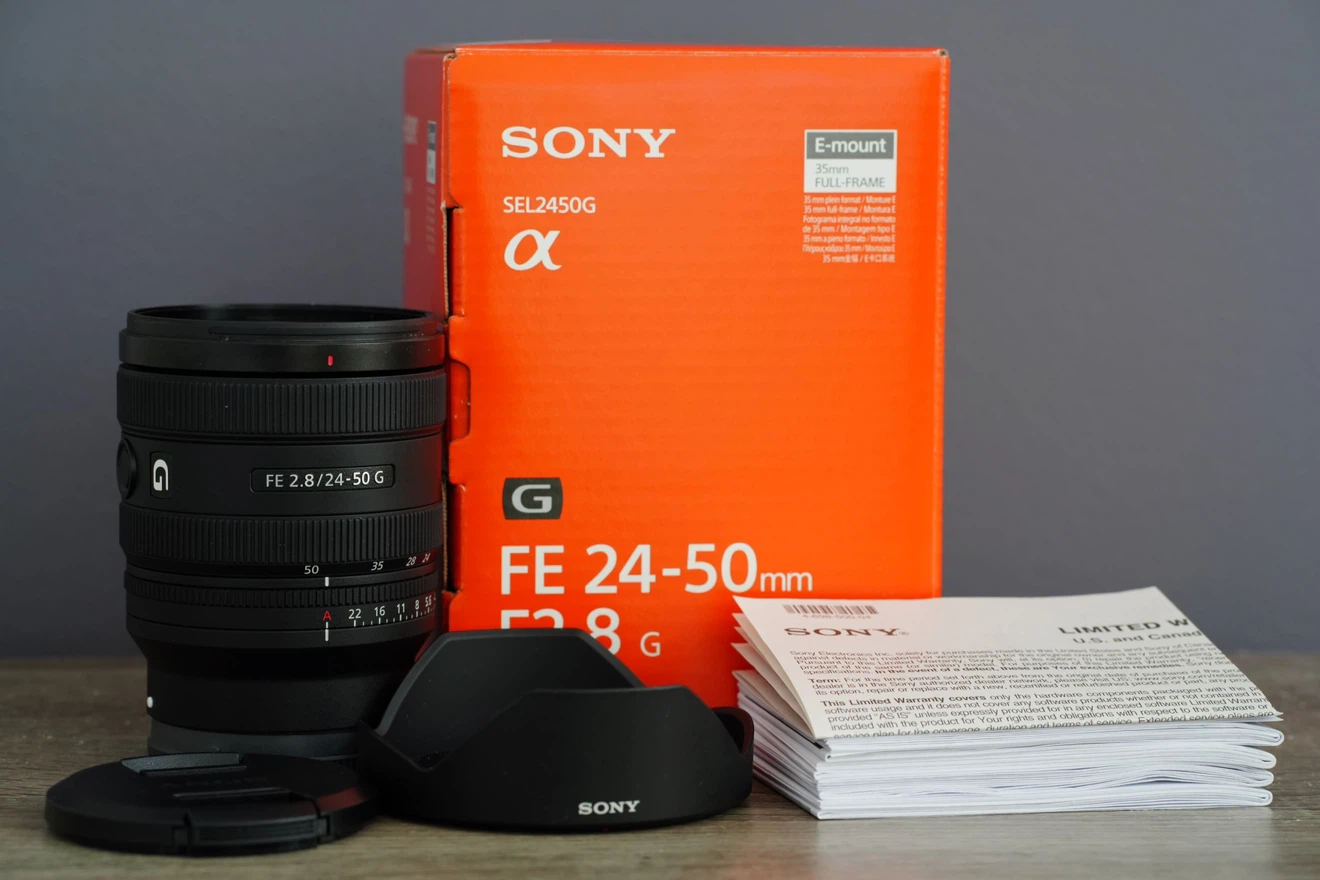 Sony FE 24-50mm f/2.8 G Lens - 3 months Old (Extended Warranty)
