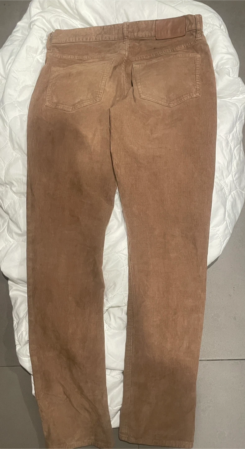 Madewell Straight Leg Corduroy Pants Tan - photo 2
