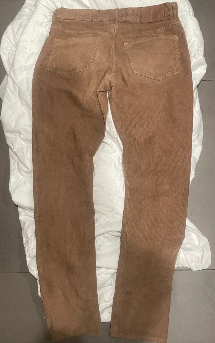 Madewell Straight Leg Corduroy Pants Tan - photo 4