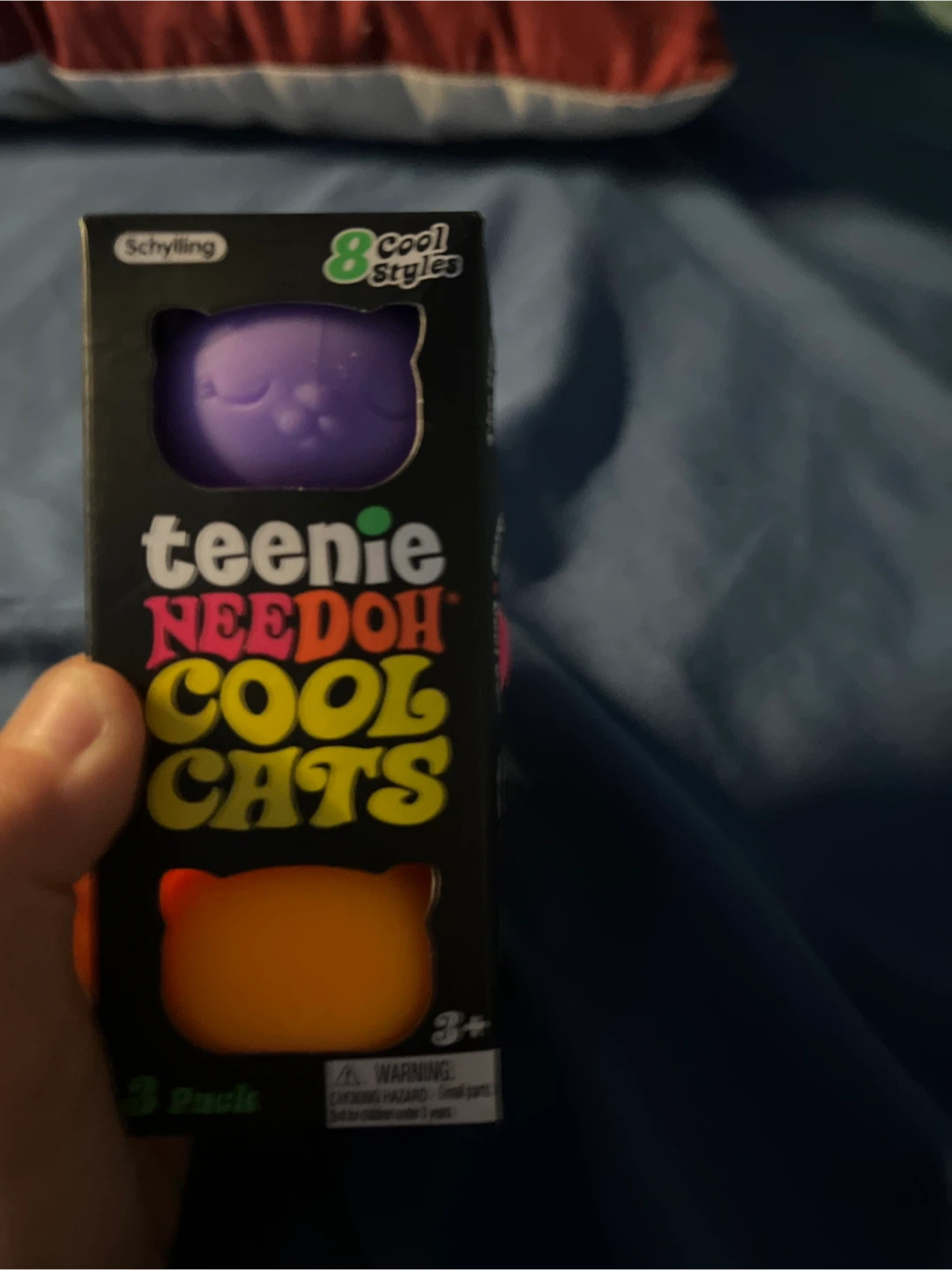 Schylling Teenie NeeDoh Cool Cats 3-Pack