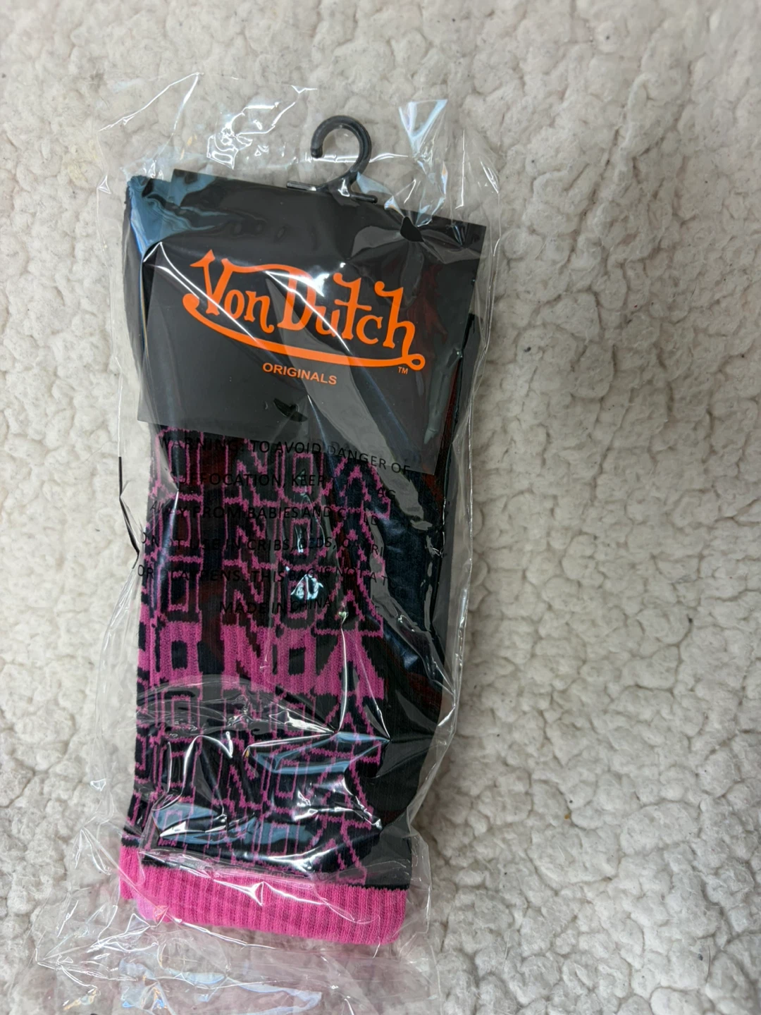 Von Dutch Stacked Socks Black and Pink - photo 4