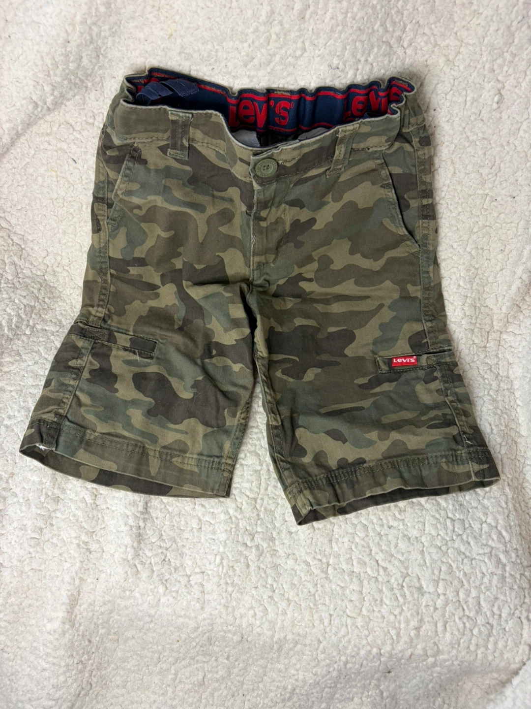 Levi's Boys Camo Cargo Shorts Size 10