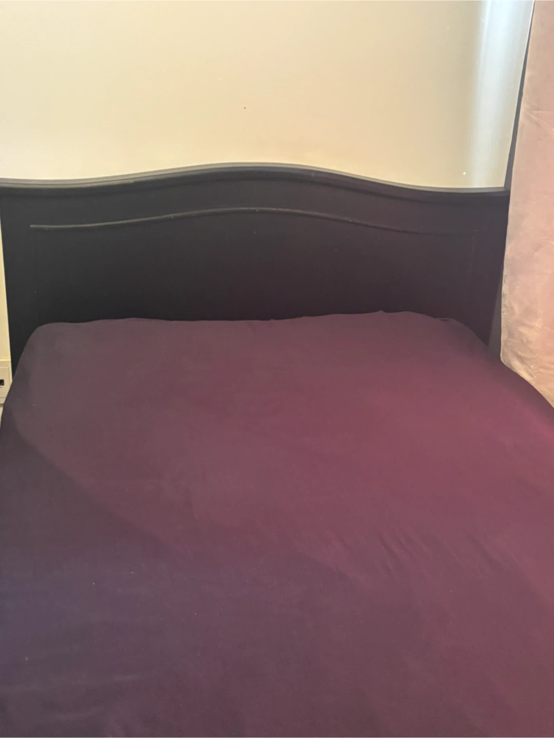 Black solid wood Twin Bed - photo 2