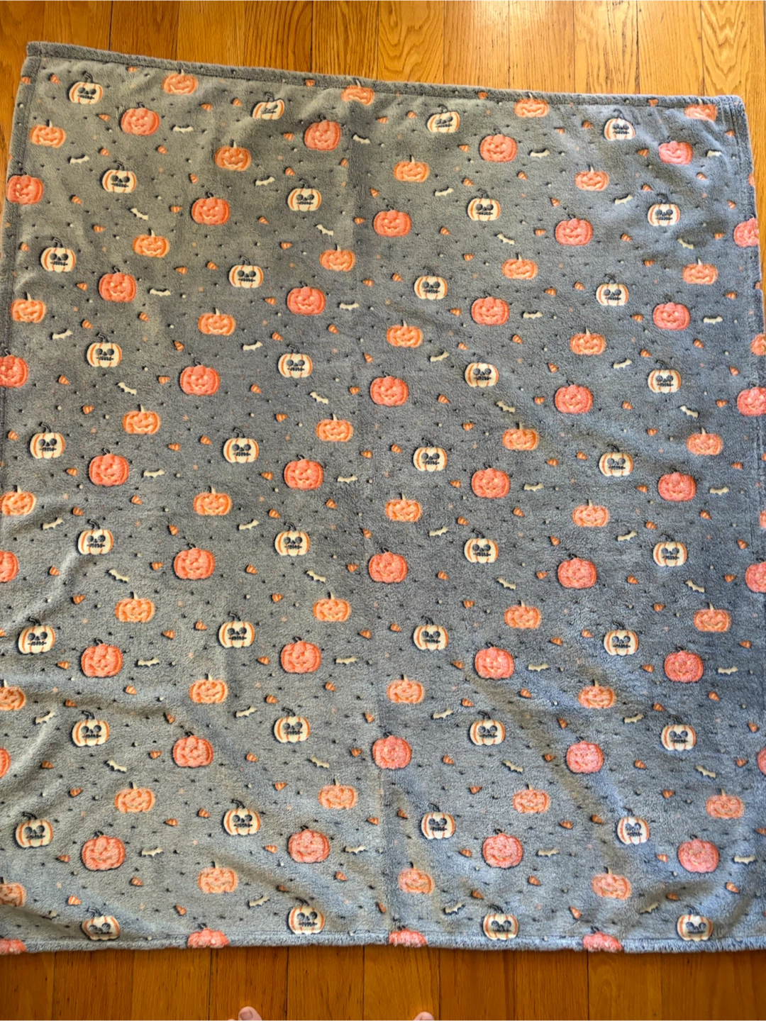Plush Halloween Throw Blanket
