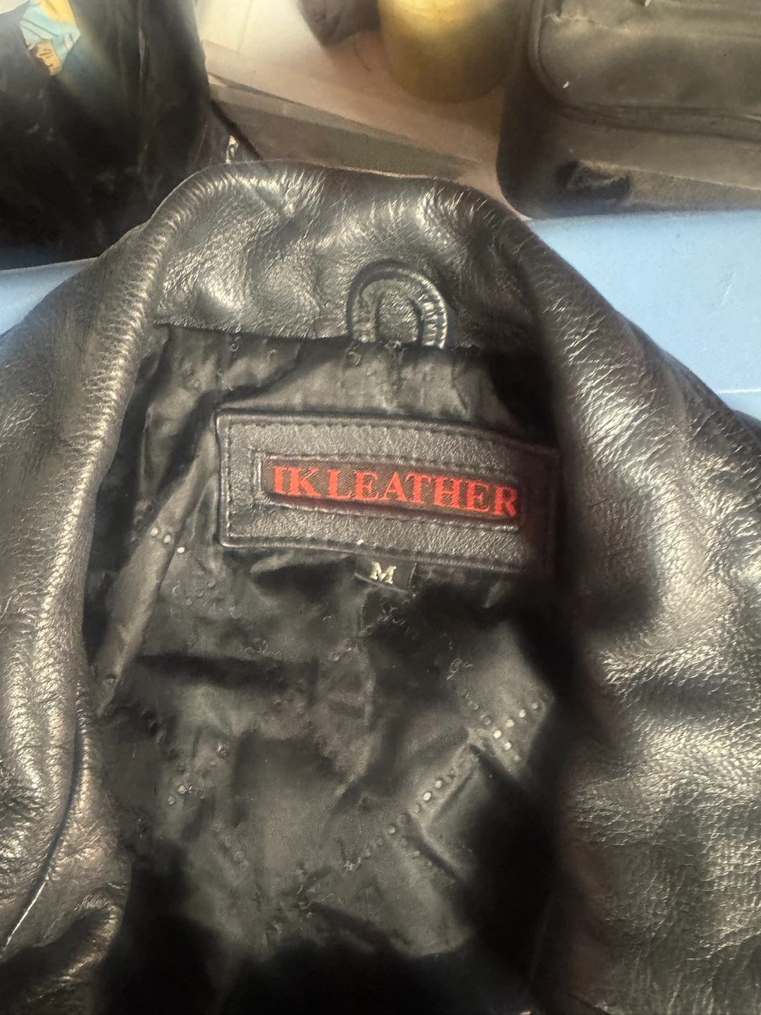 IK Leather Motorcycle Jacket Black - photo 4