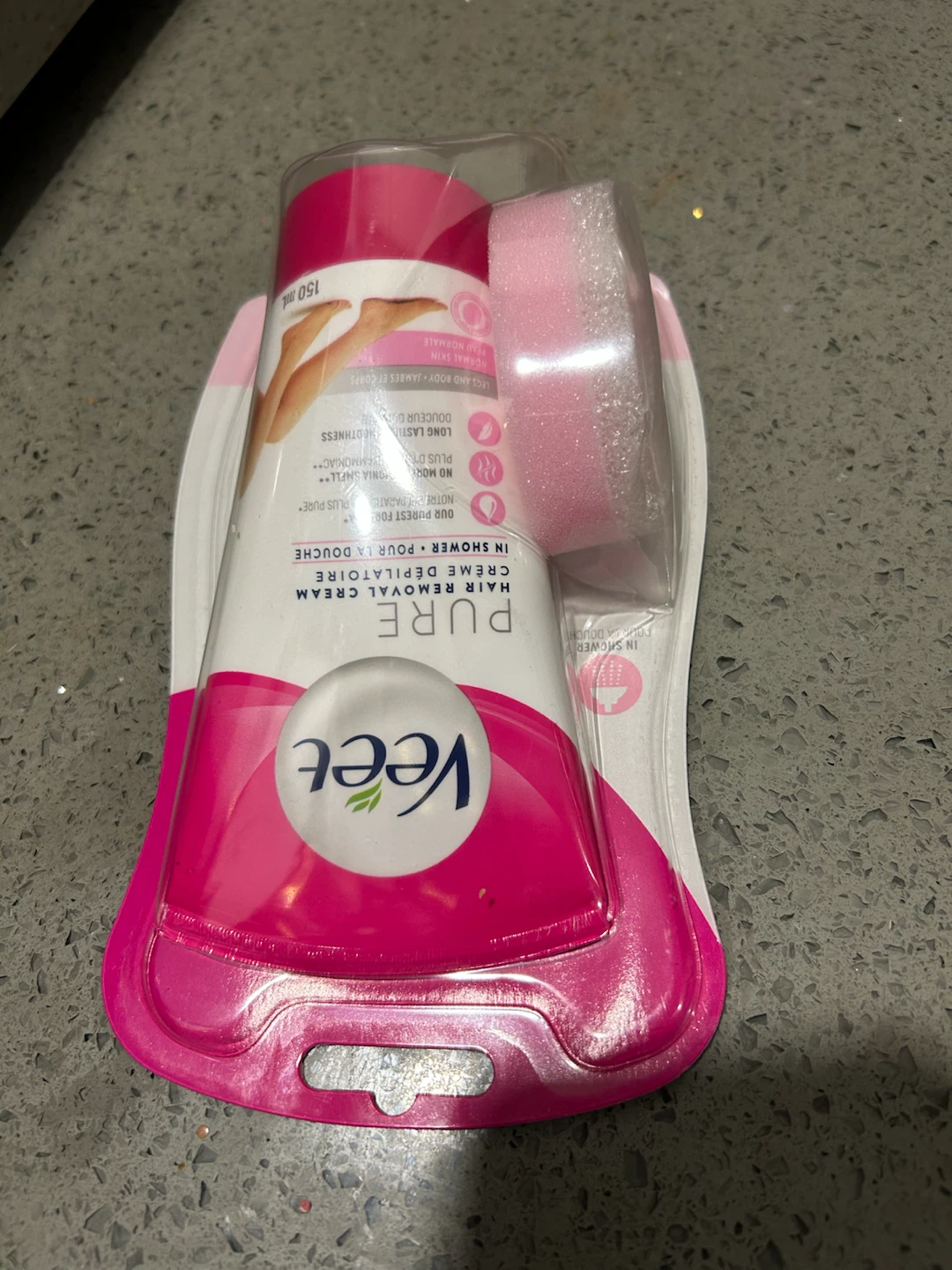 Veet Pure In-Shower Hair Removal Cream 150ml
