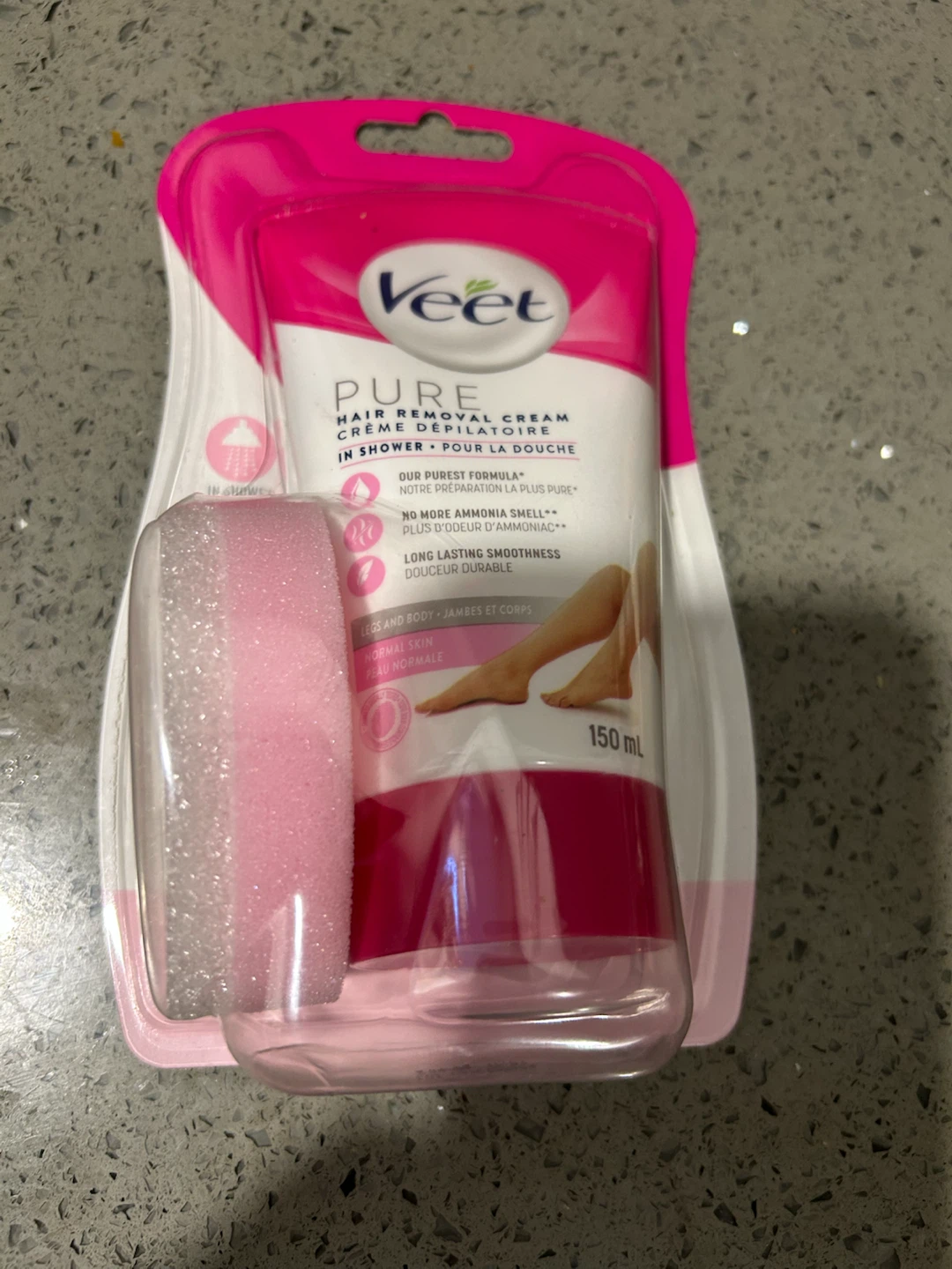 Veet Pure In-Shower Hair Removal Cream 150ml - photo 3