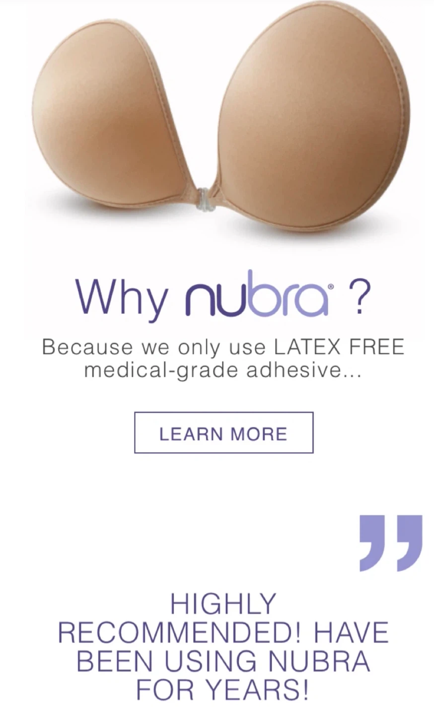 NuBra Strapless Backless Bra Size D - photo 3