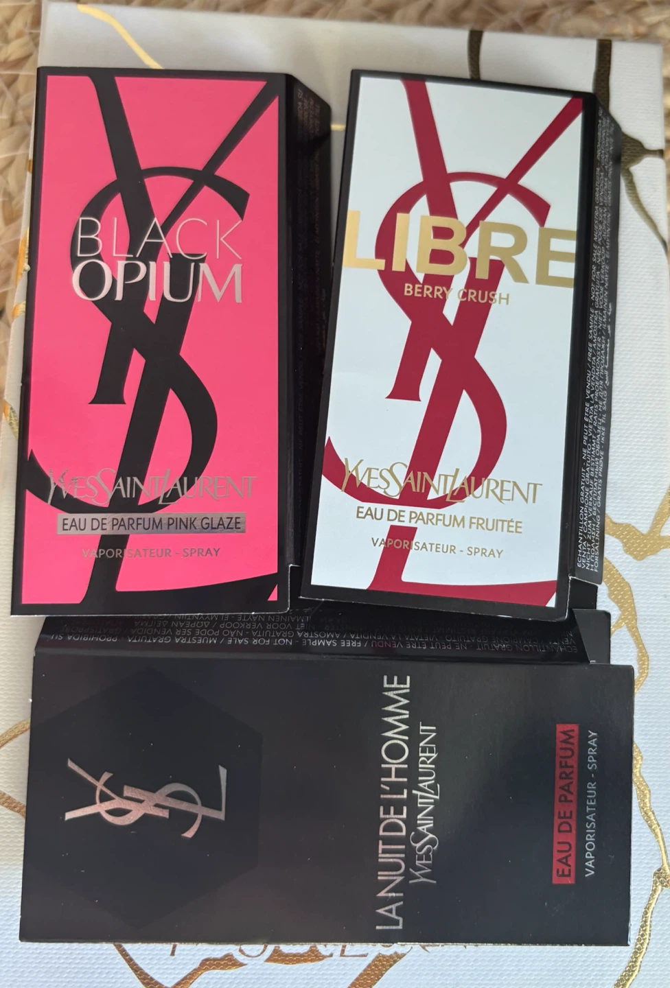 YSL Fragrance Sample Vials Set