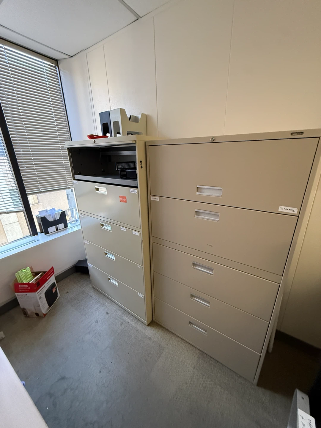 Office Desk with Overhead Storage - photo 5