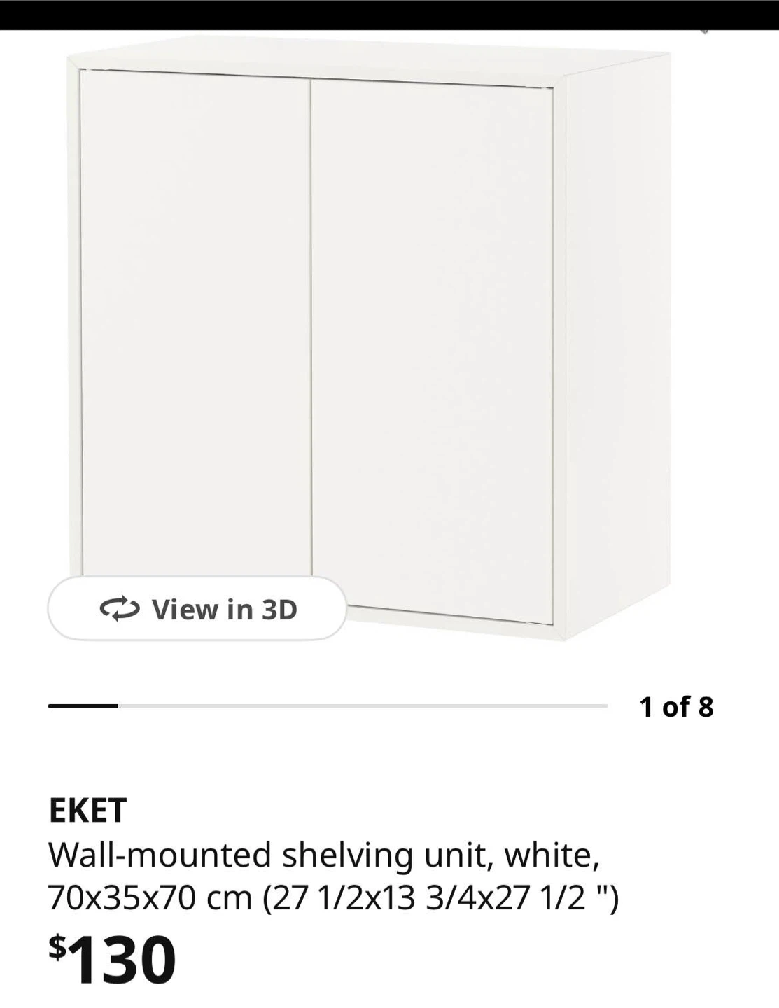IKEA EKET Wall-mounted cabinet