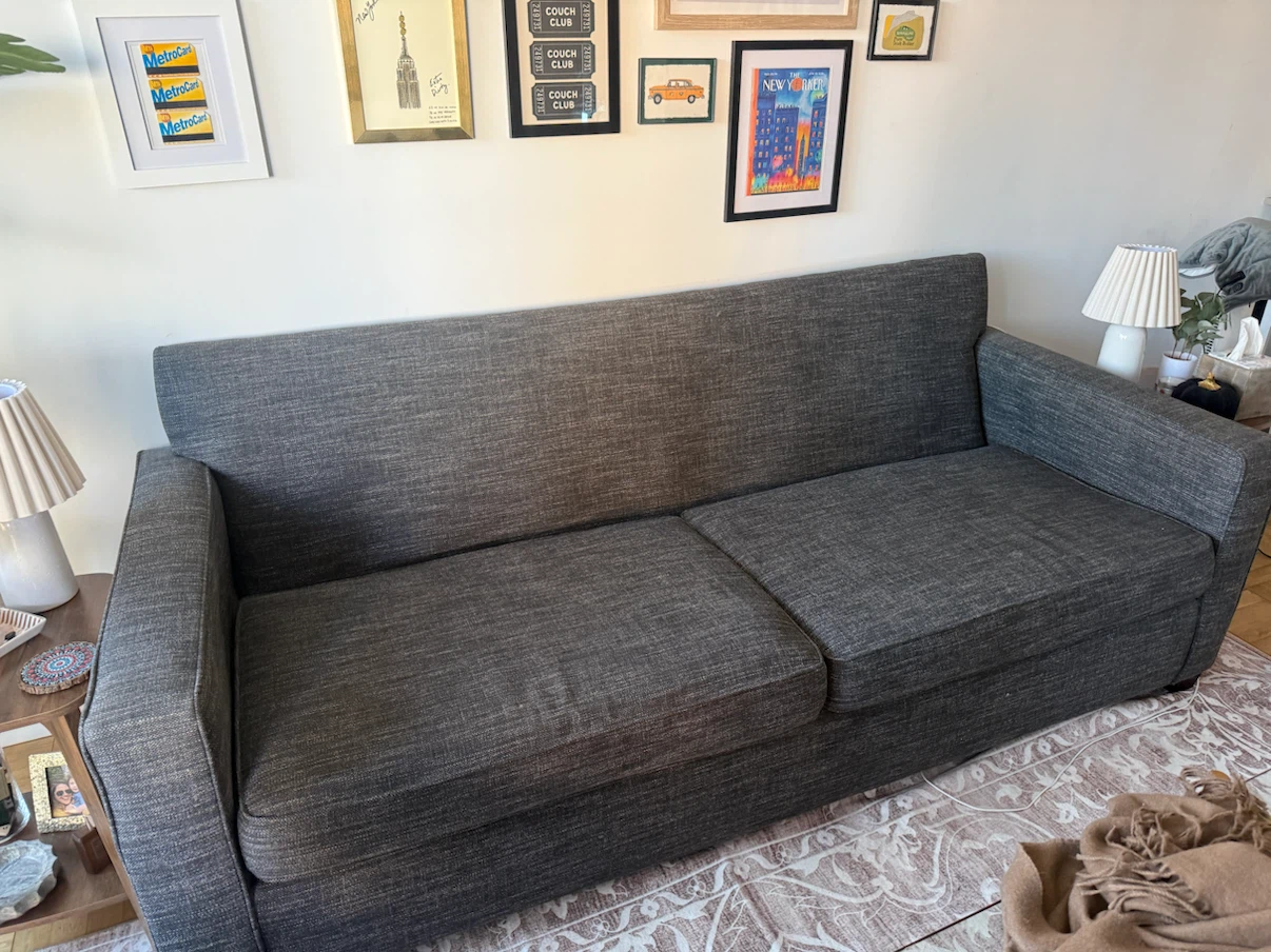 West ElmDark Gray Two-Seater Sofa - photo 5