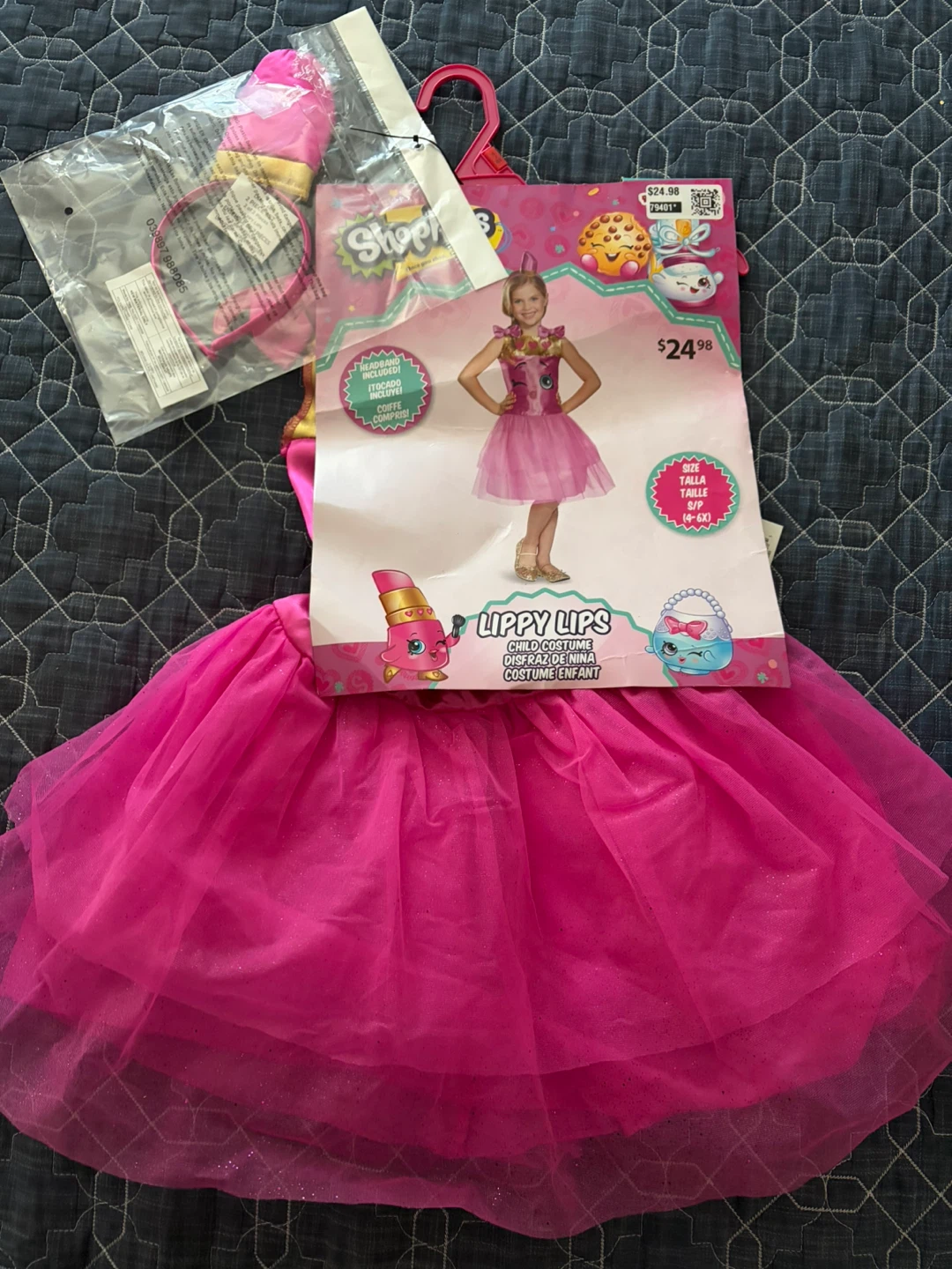 New With Tags Shopkins Lippy Lips 4-6X