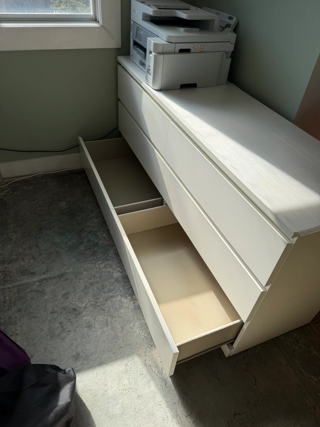 [Moving Sale] IKEA MALM 6-Drawer Dresser, White, 160 cm Wide - photo 2