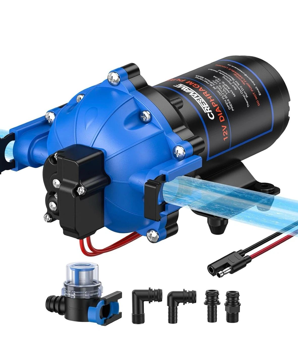 Crestwave 12V Diaphragm Pump