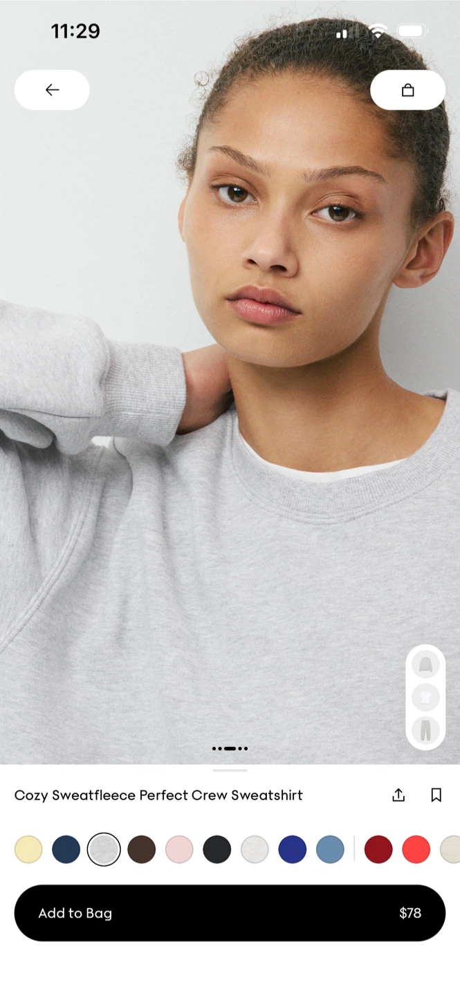Aritzia perfect fit cozy sweatfleece size small ( also fits XS) - photo 3