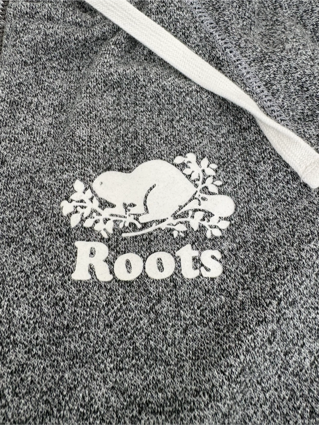 Roots Salt and Pepper Extra Long Grey Zip-Up Hoodie - photo 4