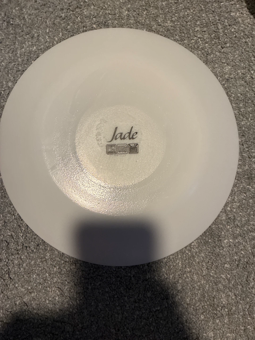 Set of 5 White Jade Dinner Plates - photo 2