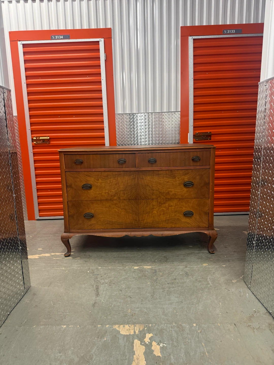Vintage Leslie Mark Solid Wood Dresser – Circa 1930s