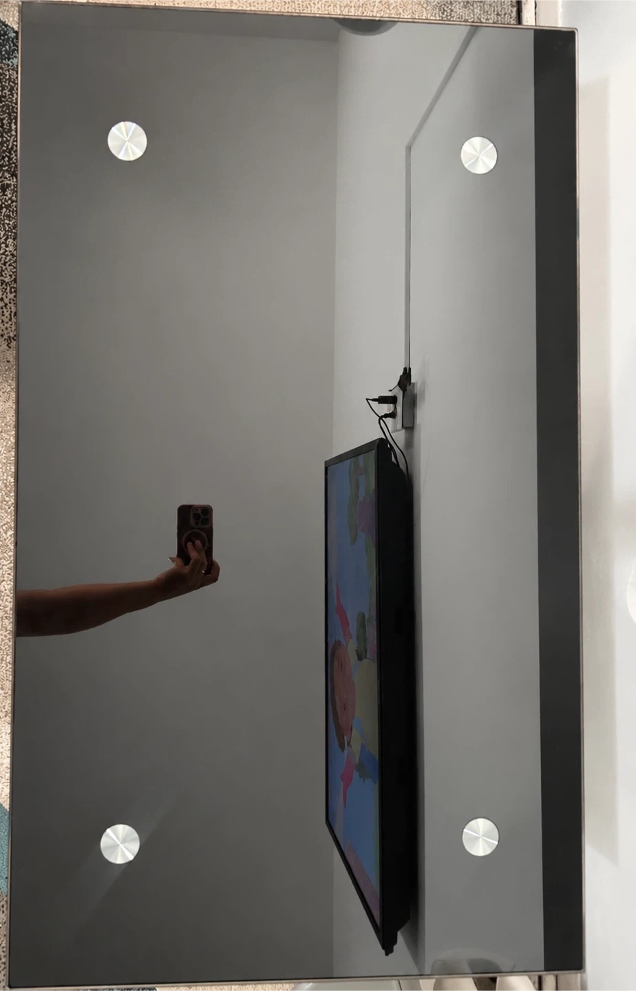 Living Room Glass Center Table, Black - photo 3