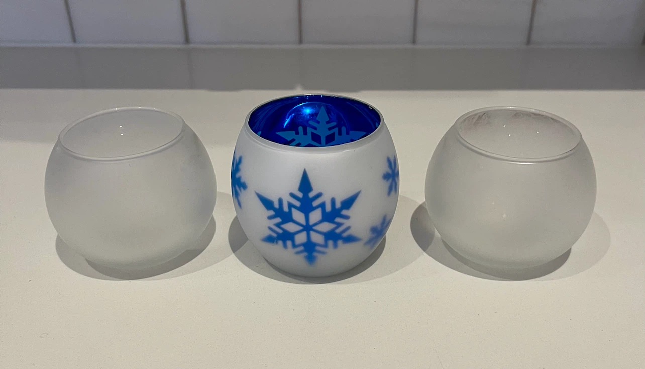 PartyLite Snowflake Candle Holders