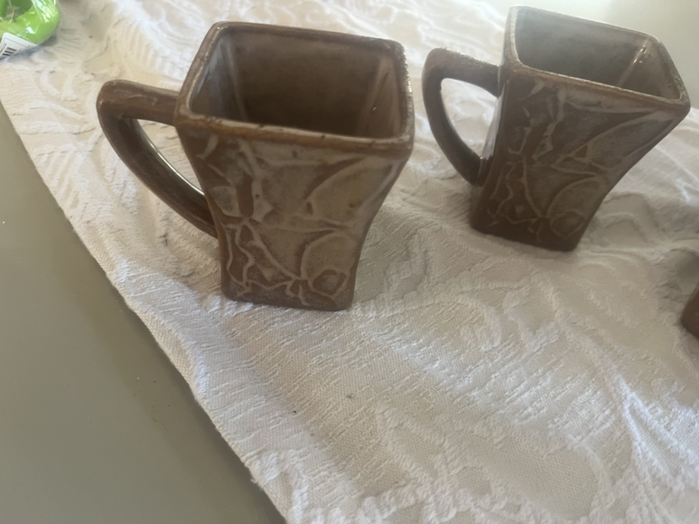 Ceramic Teapot and 4 Mug Tea Set - photo 3