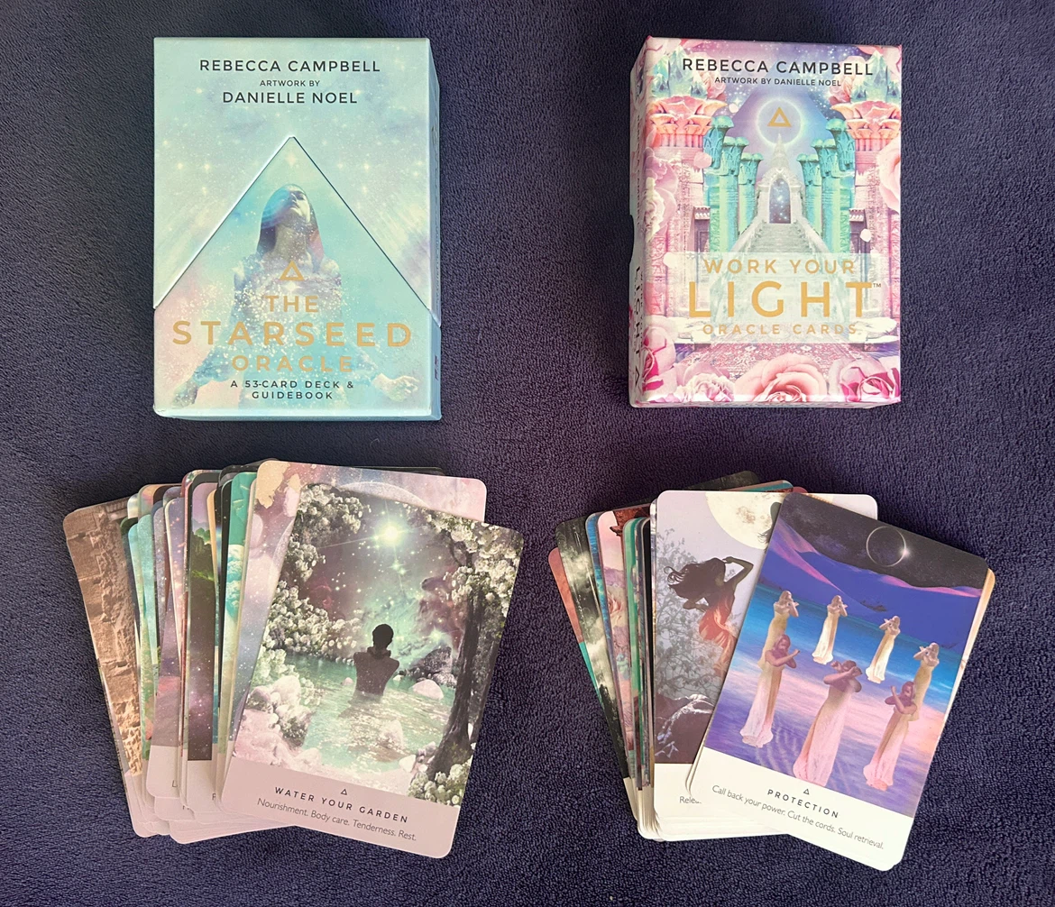 The Starseed and Work Your Light Oracle Card Decks