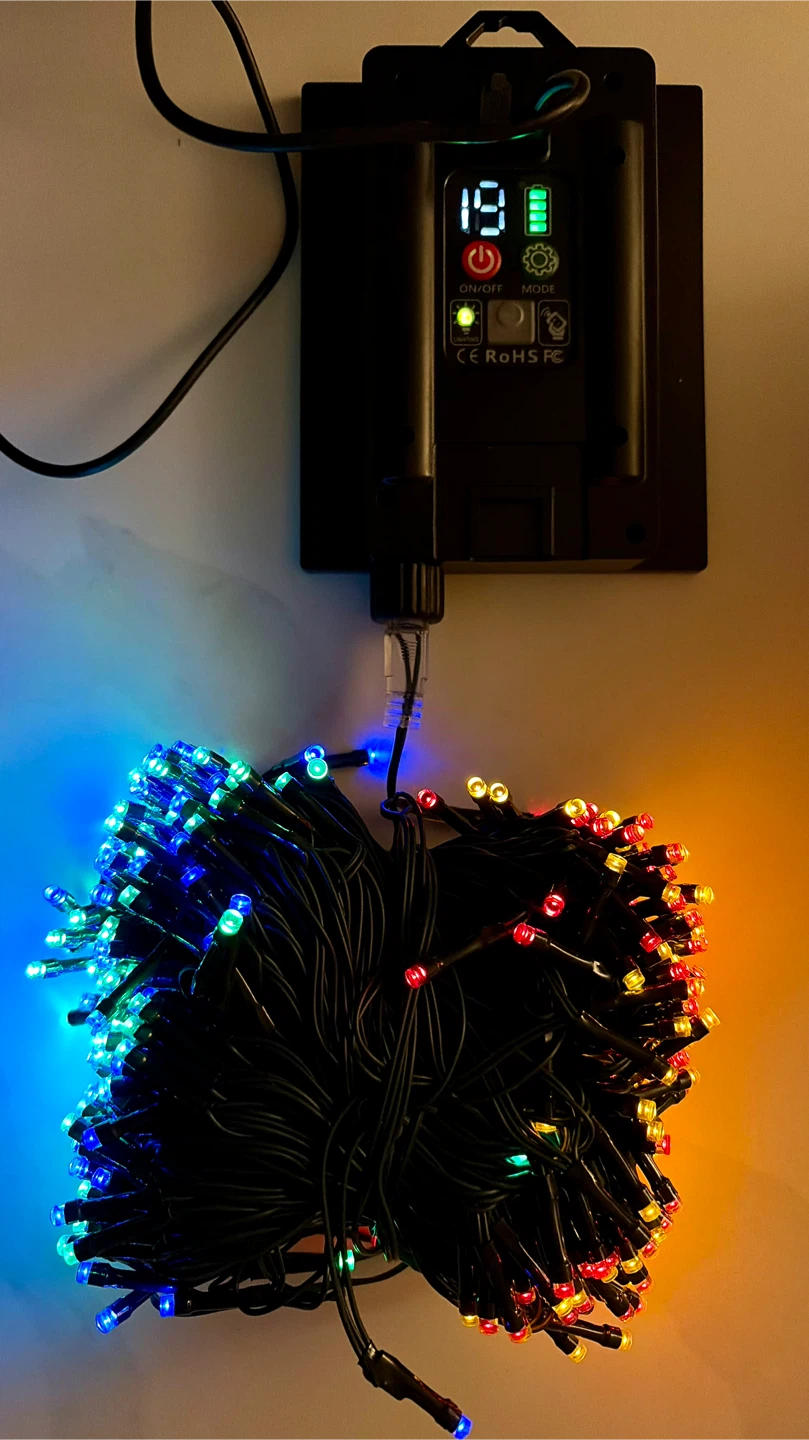 400 LED Solar Christmas String Lights