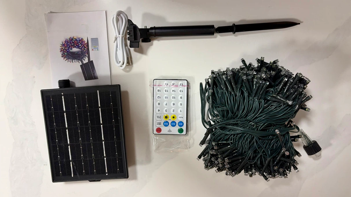 400 LED Solar Christmas String Lights - photo 2