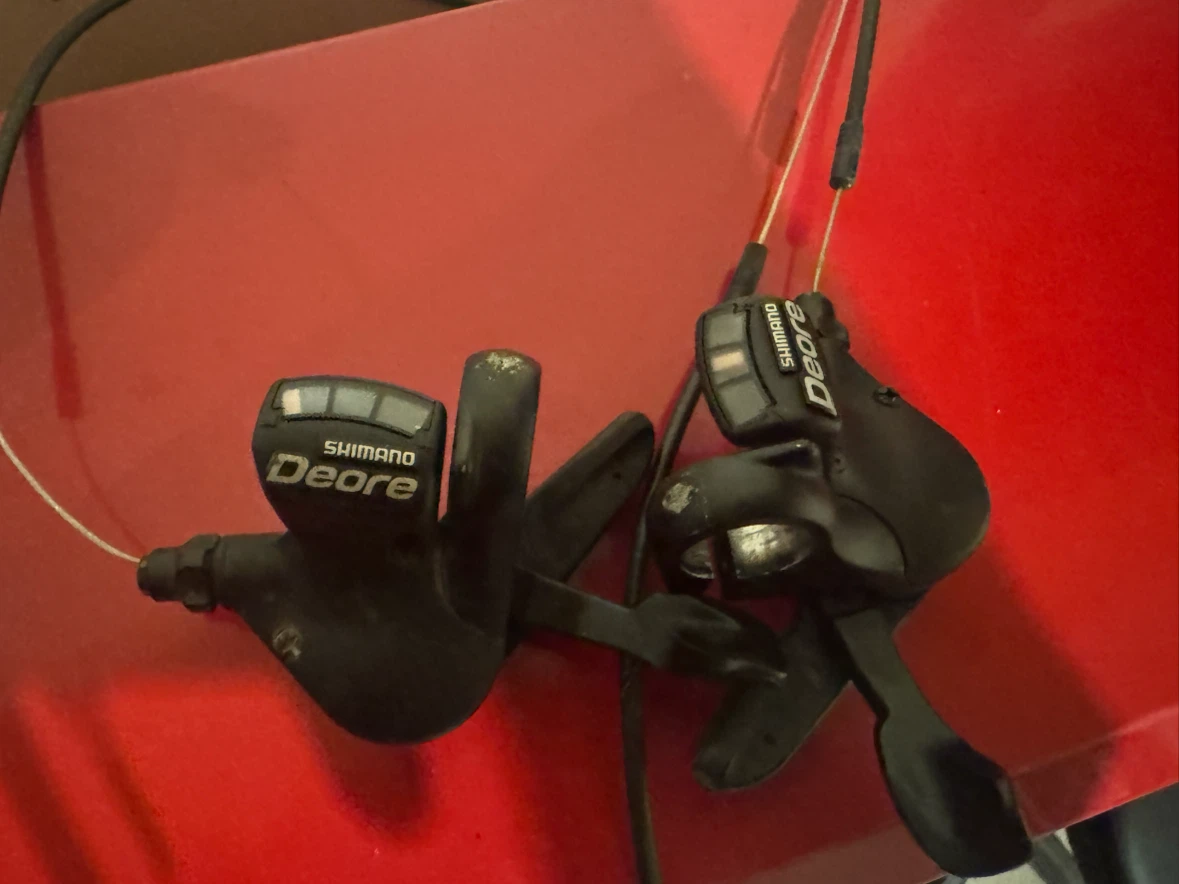 Set of Shimano Deore 27 speed Shifters
