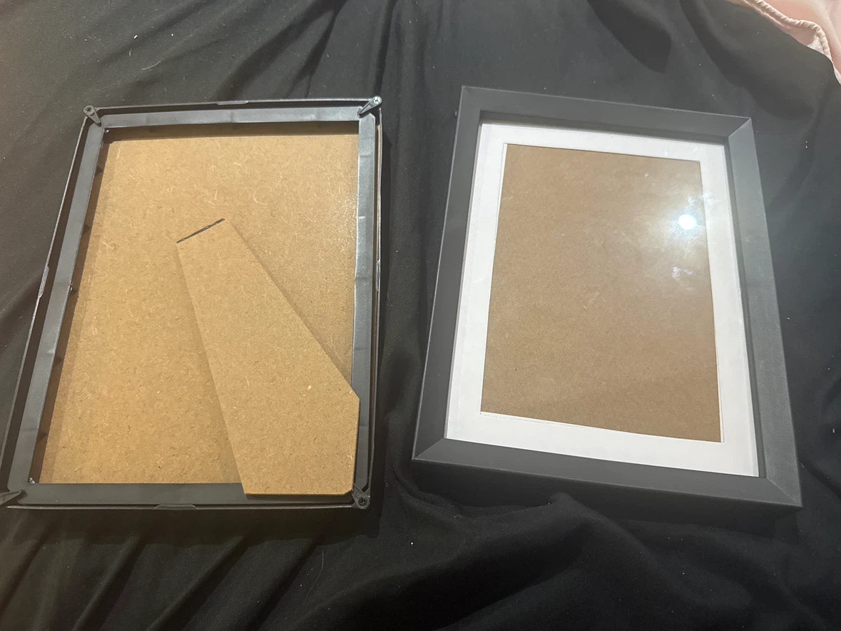 Set of 2 Black Picture Frames - photo 2