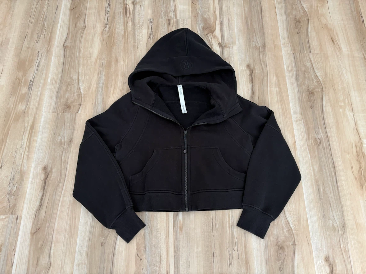 Lululemon Full-Zip Cropped Hoodie