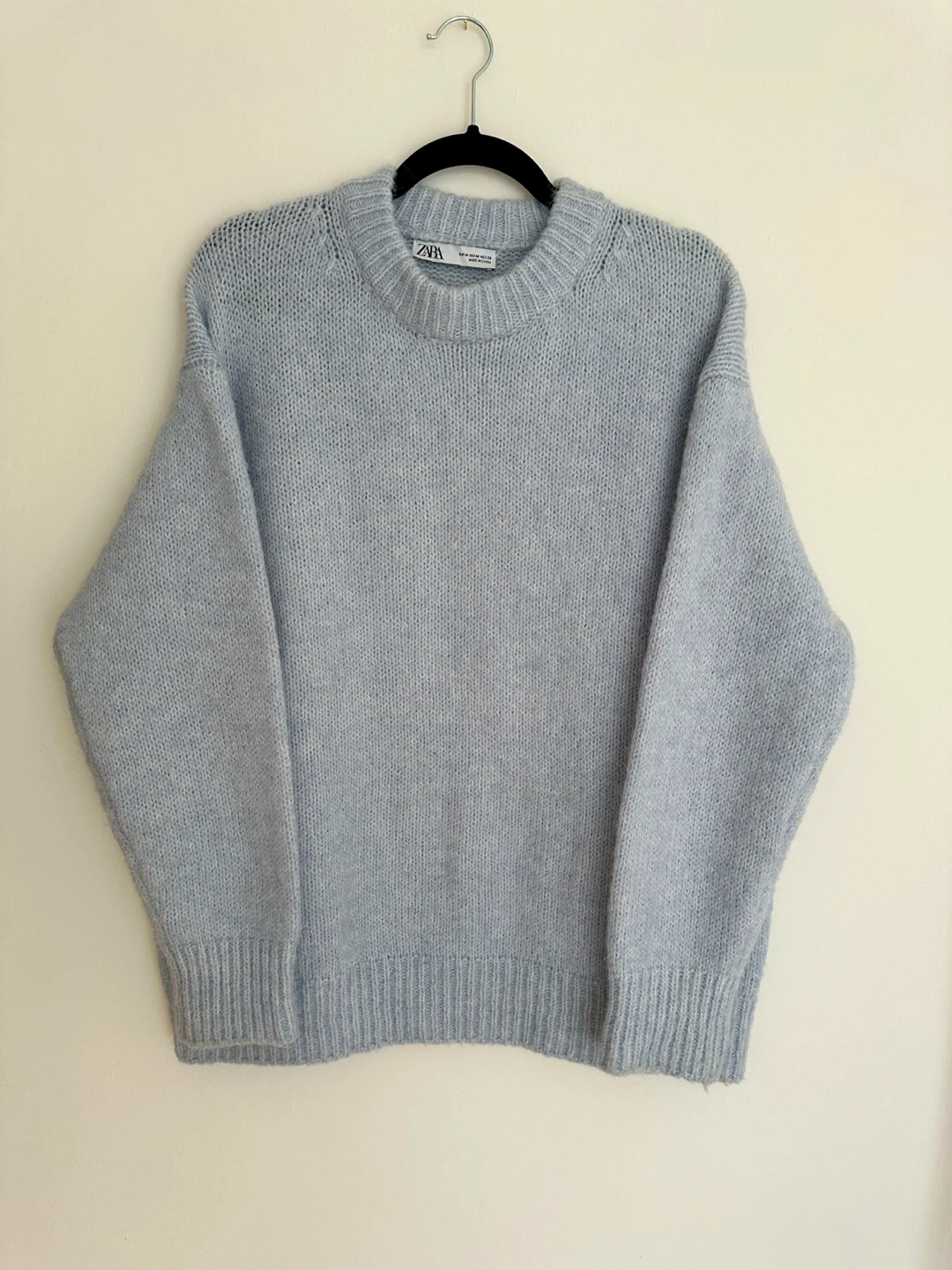 ZARA Light Blue Knit Sweater
