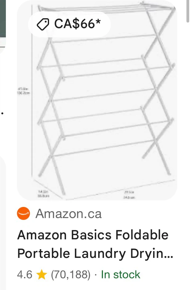 Foldable Laundry Drying Rack