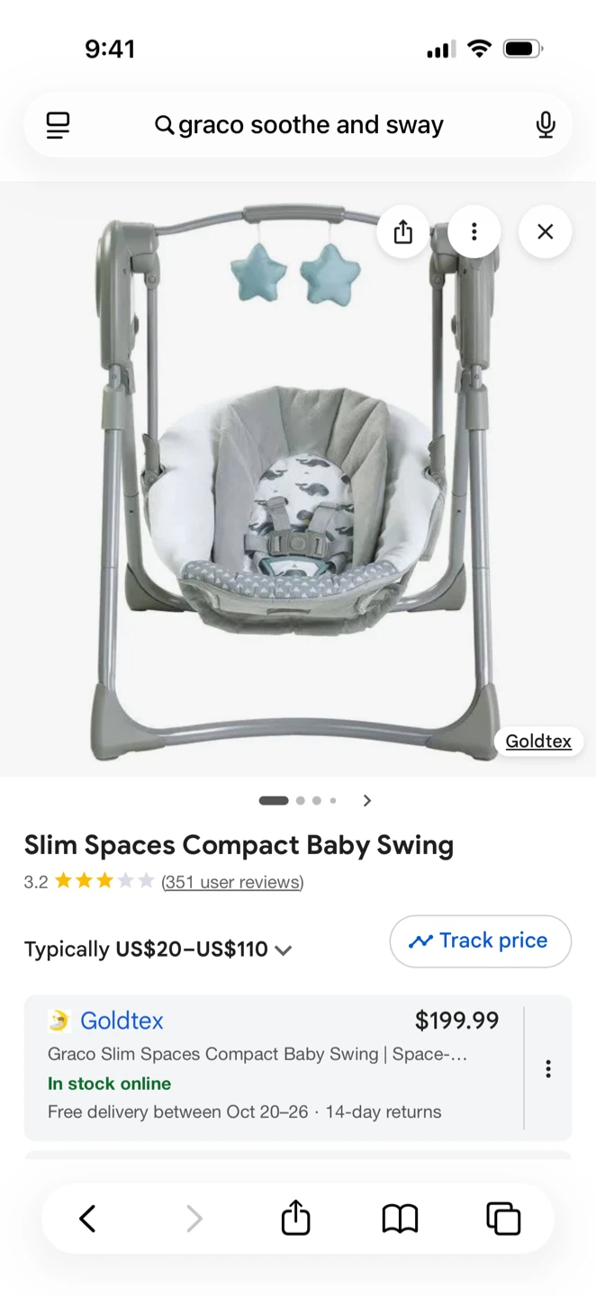 Graco Baby Swing - photo 4