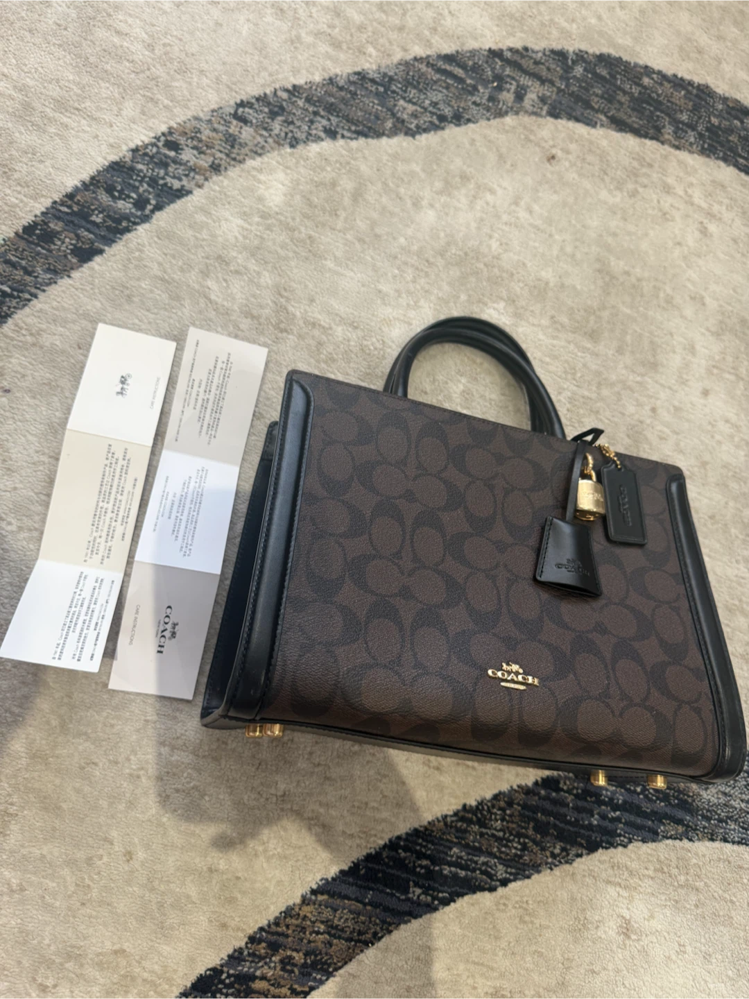 Coach Signature Canvas Tote Bag