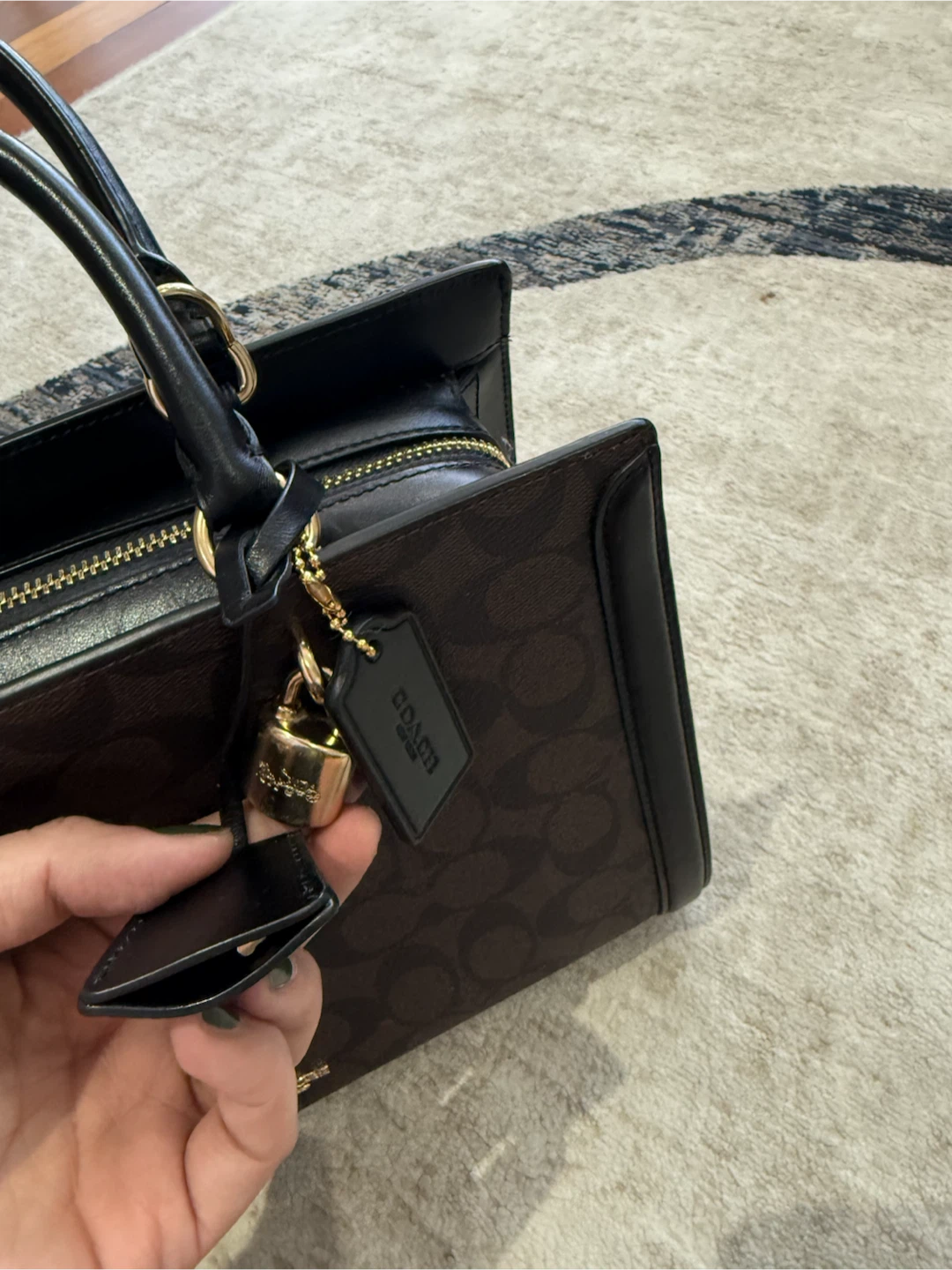 Coach Signature Canvas Tote Bag - photo 5