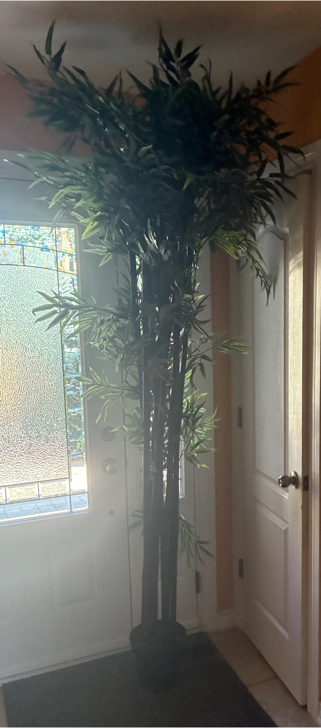 Tall artificial bamboo plant - photo 2