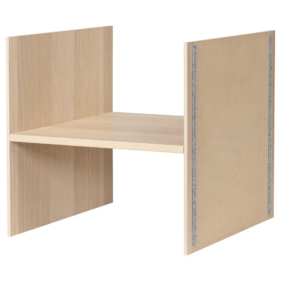 Kallax shelf - Oak + Divider ( Like new ) - photo 2
