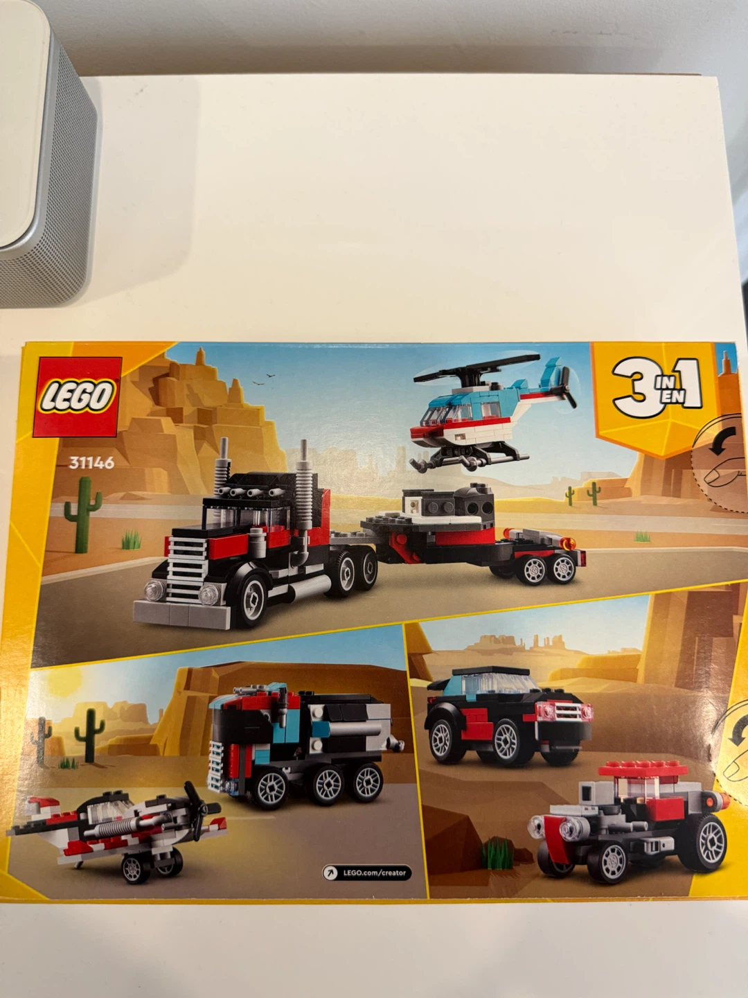 3 in 1 Lego -Truck, flatbed, and helicopter - photo 2