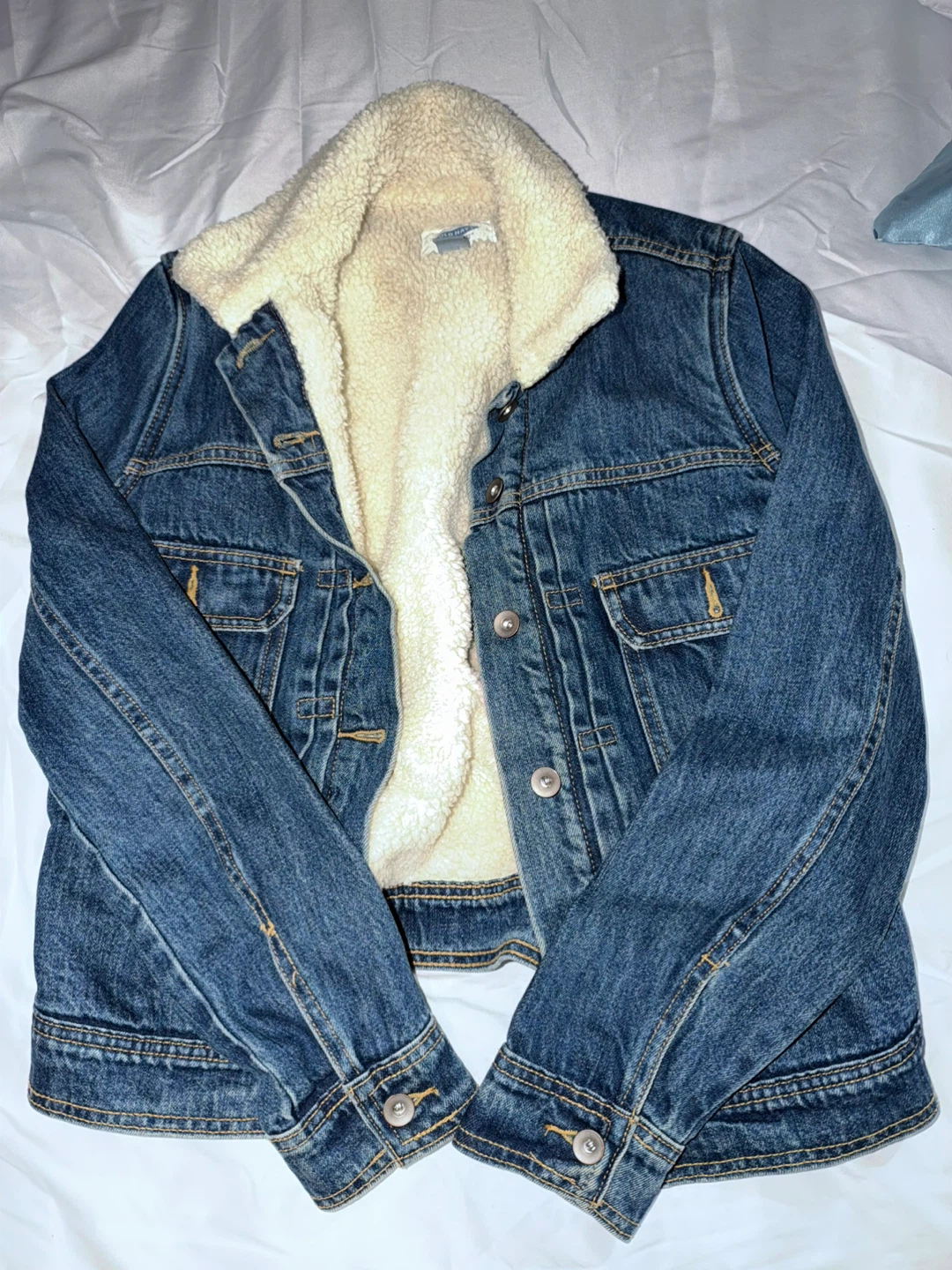 Old Navy Sherpa-Lined Denim Jacket
