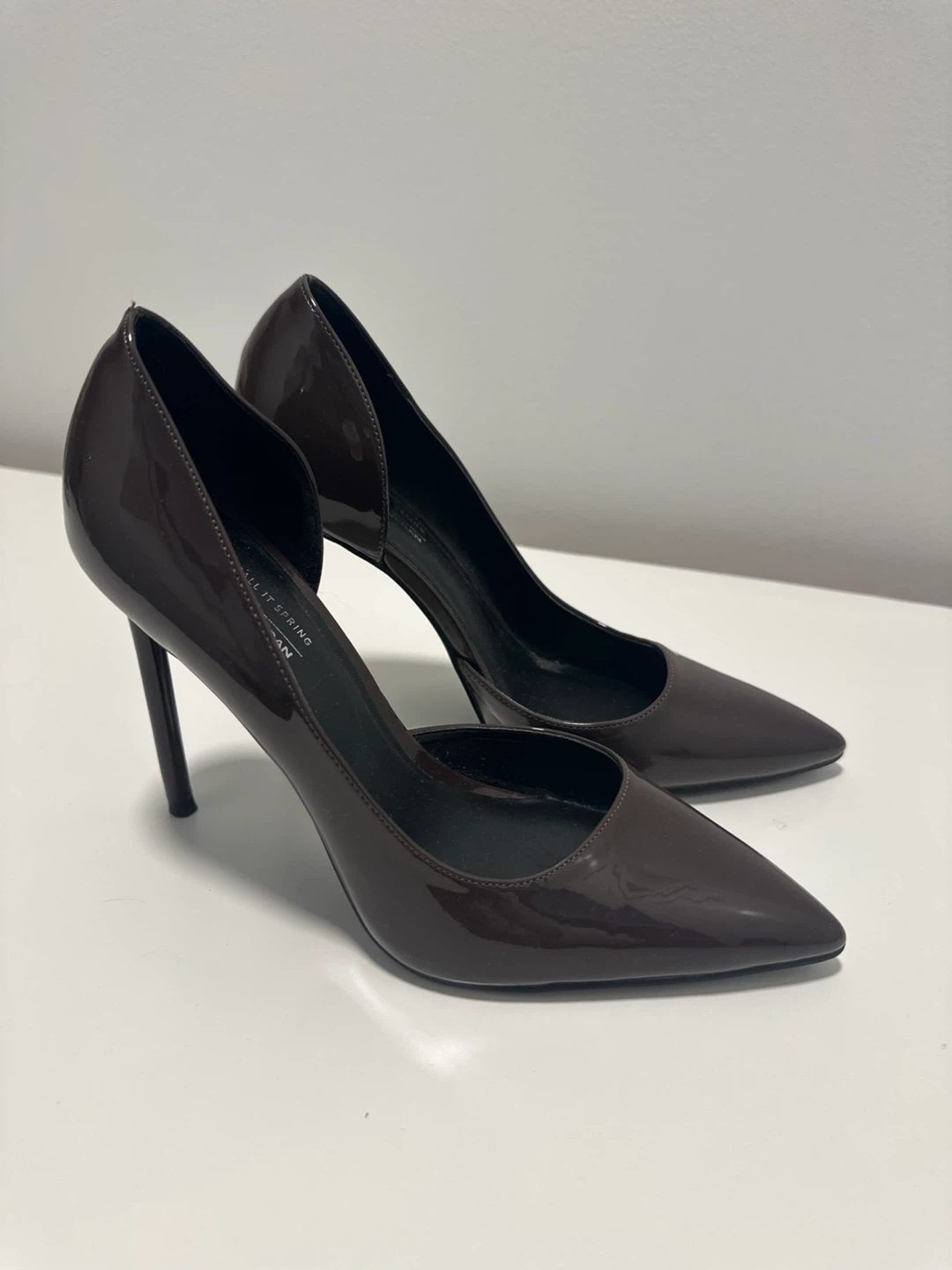 Call It Spring Vegan Patent Heels