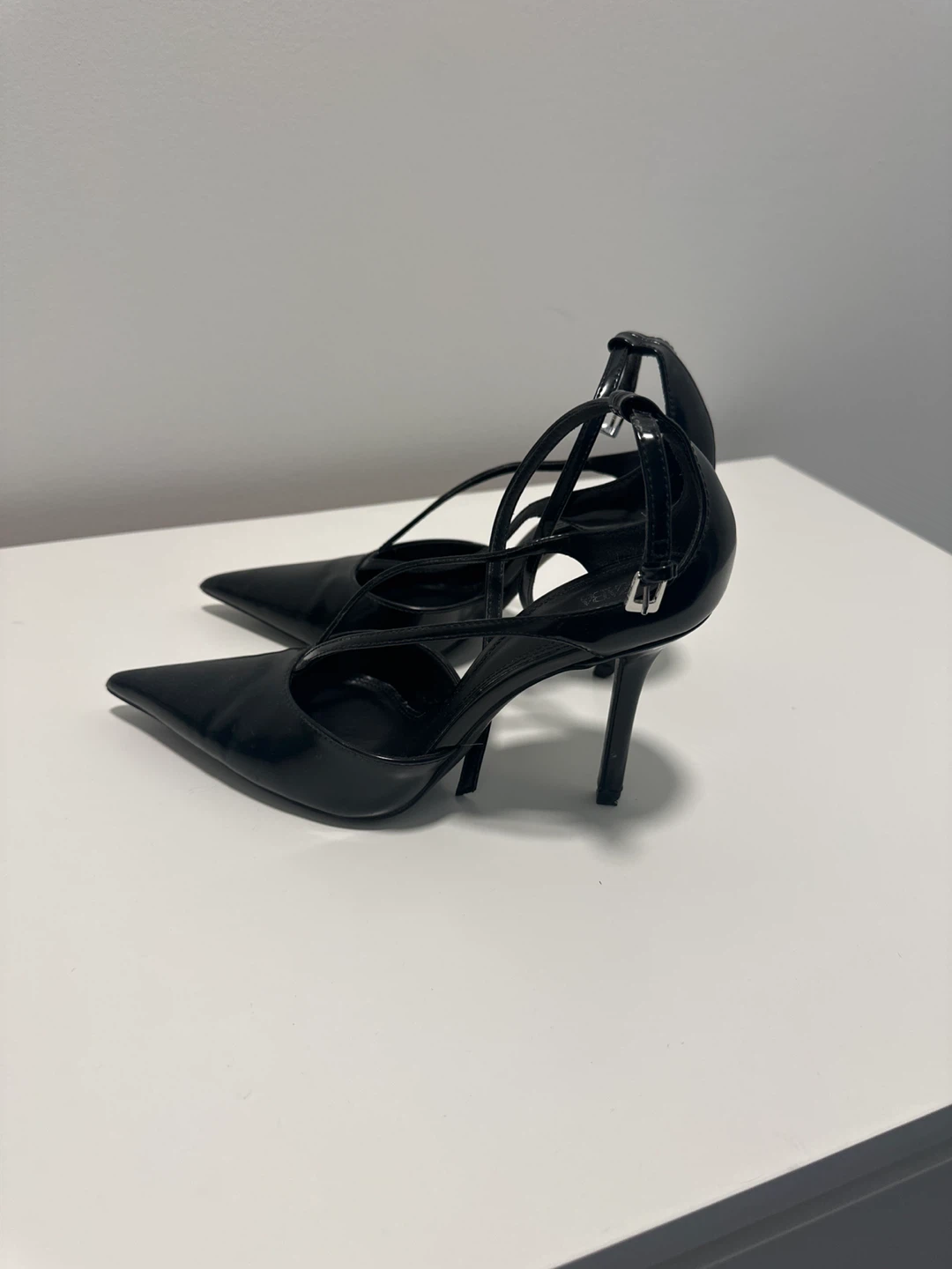 Zara Black Pointed Heel Pumps - photo 3