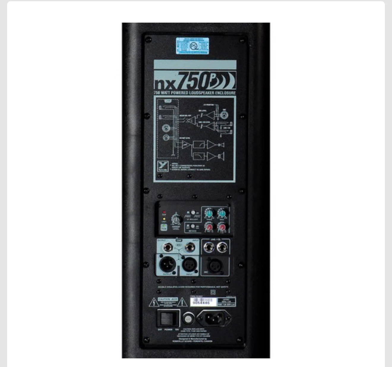 Yorkville NX750P Powered Loudspeaker Enclosure
