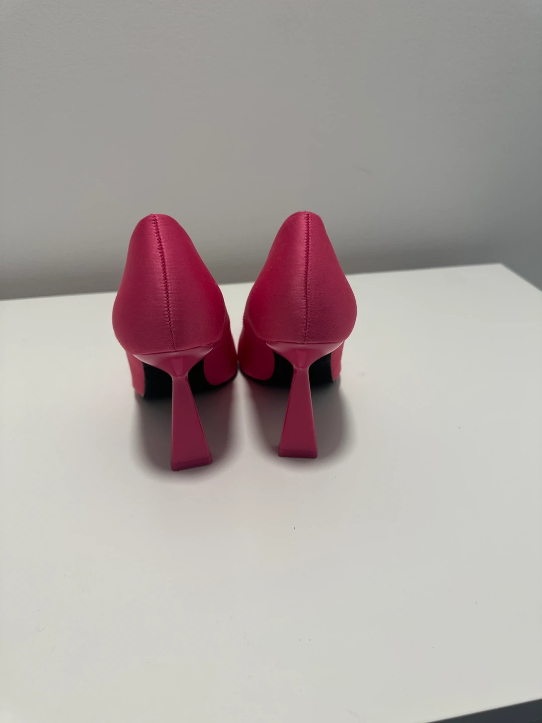 Zara Hot Pink Heeled Pumps Size 39 - photo 3