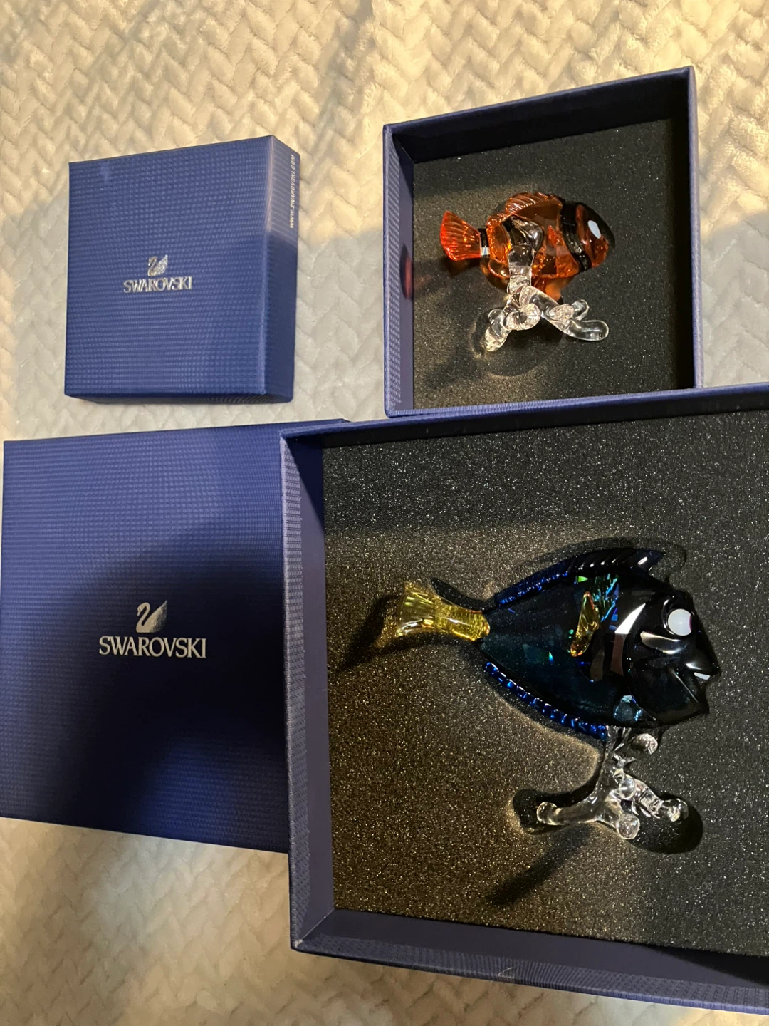 Swarovski Nemo and Dori collectible