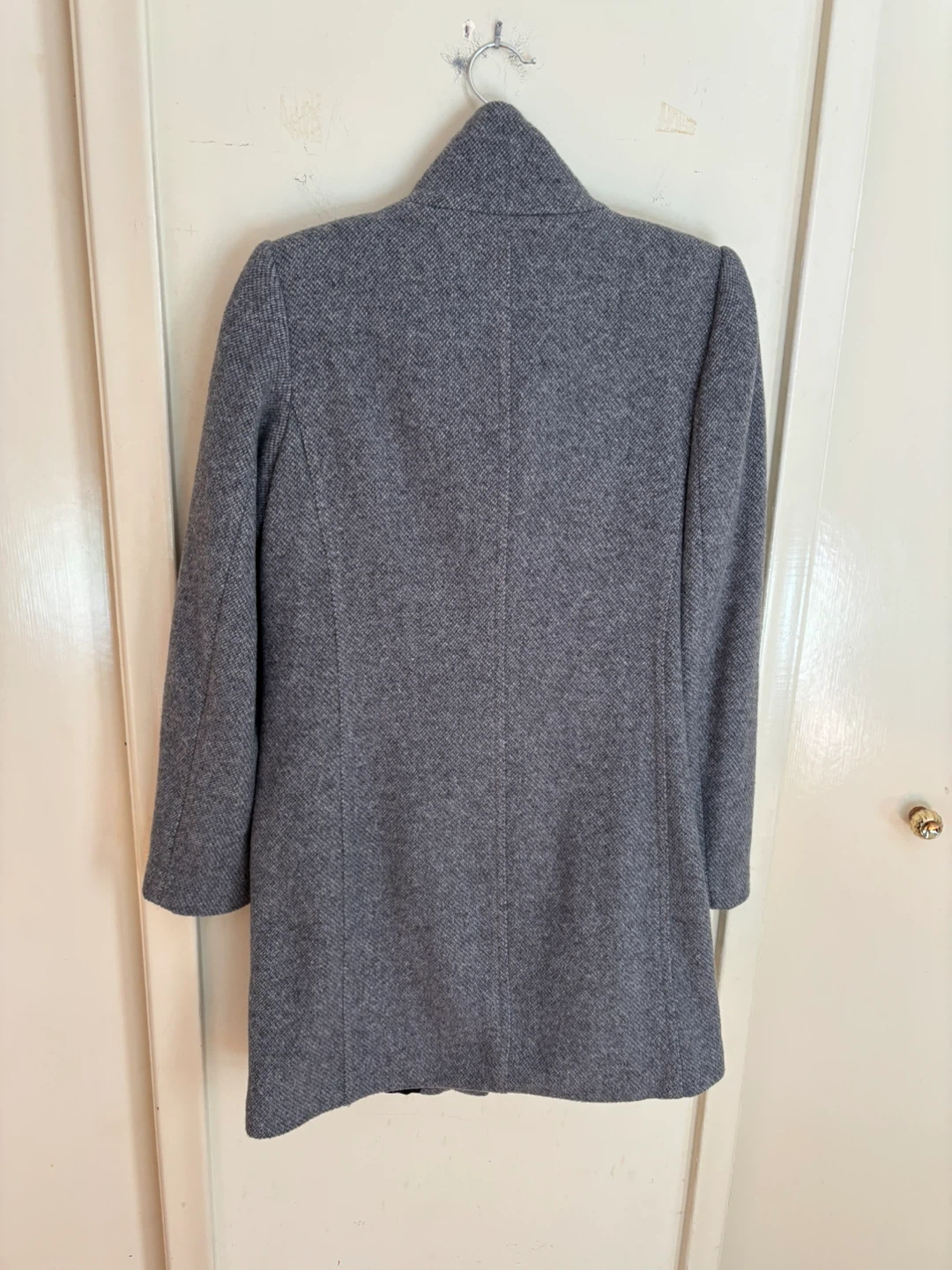 Mango Basics Grey Wool Coat XS - photo 4